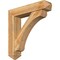 Ekena Millwork Legacy Arts and Crafts Rough Sawn Bracket w/ Offset Brace, Western Red Cedar, 8"W x 38"D x 38"H BKT0806X38X38LEC03RWR - alternate 1